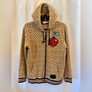 Coach x Disney Signature Hoodie Snow White Patches Size M Very Good Condition